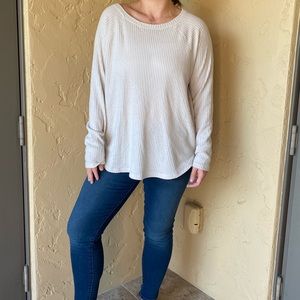 TAKING FIRST OFFER American Eagle Waffle Sweater
